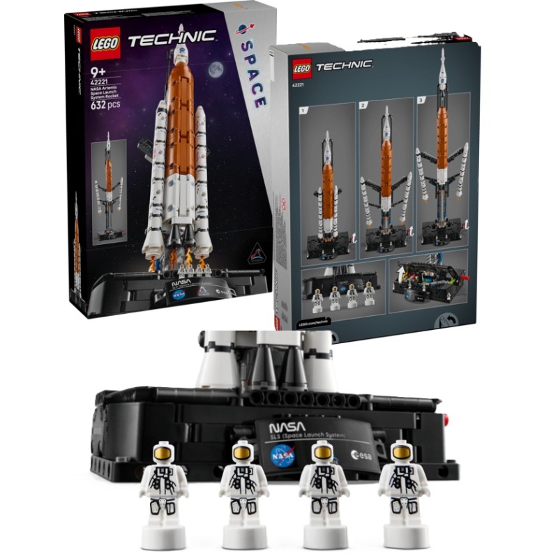  LEGO Technic : Cohete del Sistema de Lanzamiento Espacial NASA Artemis