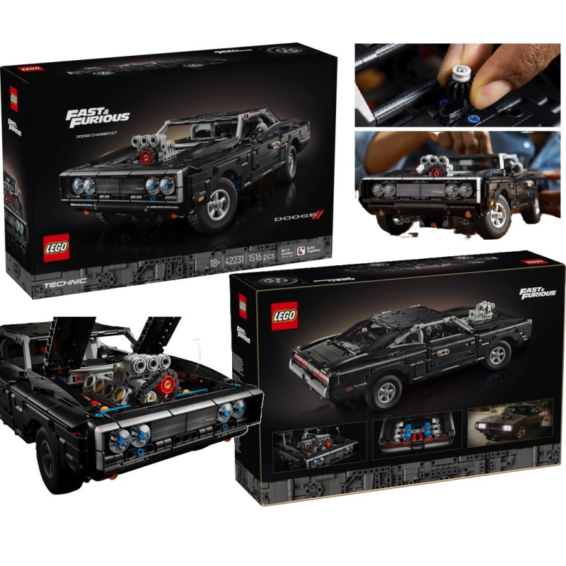LEGO Technic : Dodge Charger RT de Fast and Furious con motor V8