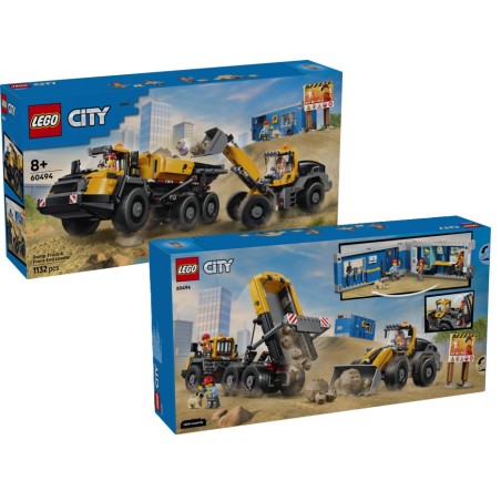 LEGO CITY : City Camión Volquete y Cargadora Frontal