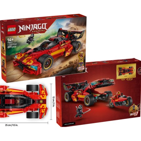 LEGO NINJAGO Deportivo Ninja X-1: 15 Aniversario