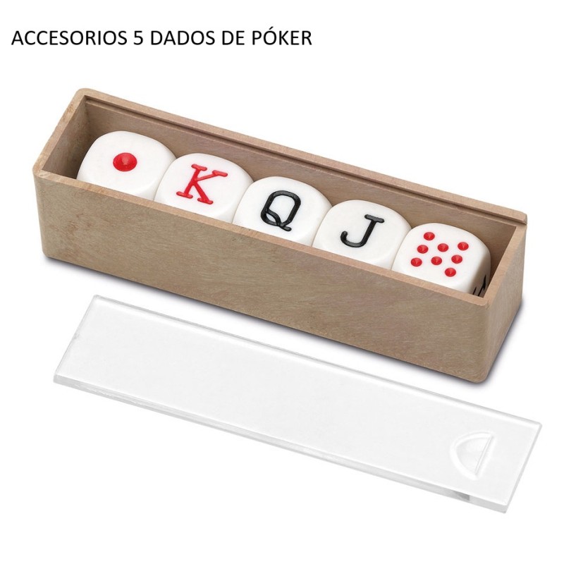 CAYRO : ACCESORIOS 5 DADOS POCKER