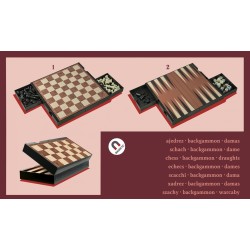 CAYRO : AJEDREZ + DAMAS + BACKGAMMON  MAGNÉTICO