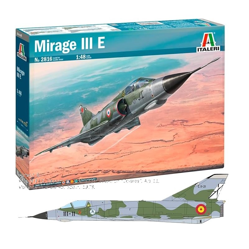 ITALERI : MIRAGE III version española  Escala 1:48