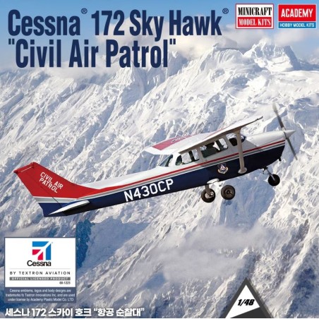 ACADEMY: Avión CESSNA 172 SKY HAWK   Escala 1:48