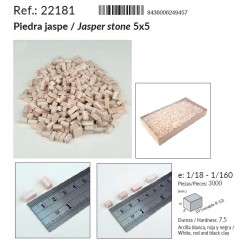 AEDES : PIEDRA MURO JASPEADA  ( 3000 unidades )