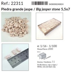 AEDES : PIEDRA MURO JASPEADA  ( 2000 unidades )