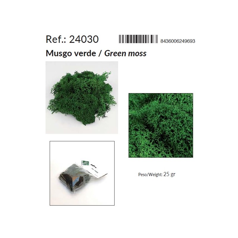 AEDES : MUSGO VERDE 25 grs