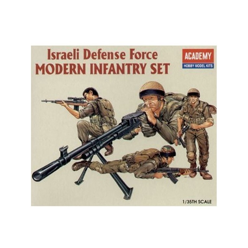 ACADEMY: INFANTERIA MODERNA ISRAELI escala 1:35