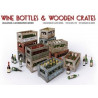 MINIART : ACCESORIOS CAJAS CON BOTELLAS   escala 1:35