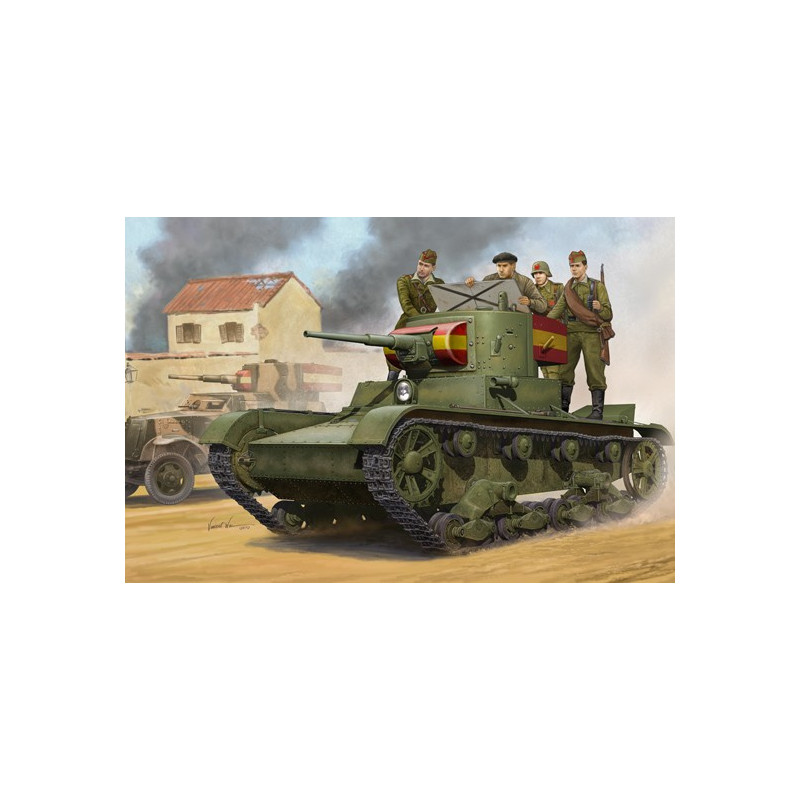 HOBBY BOSS : Soviet T-26 mod.1935  « Versión Española »  escala 1:35