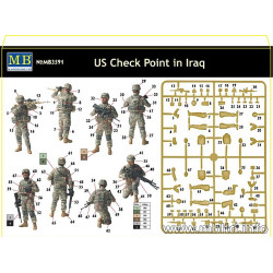 MASTER BOX : U.S. CHECK POINT IN IRAQ 2010 (4 FIGURAS)  escalas 1:35