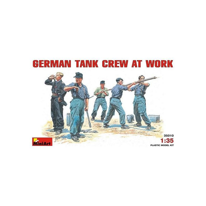 MINI ART : GERMAN tank CREW AT WORK  escala 1:35