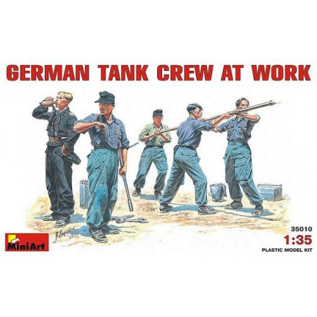 MINI ART : GERMAN tank CREW AT WORK  escala 1:35