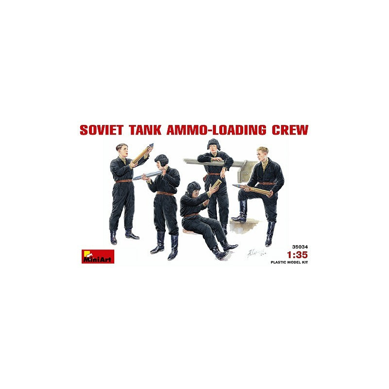 MINIART : SOVIET TANK AMMO-LOADING CREW SET  escala 1:35