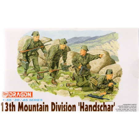 DRAGON : 13th Mountain Division HANDSCHAR escala 1:35