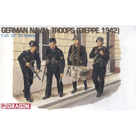 DRAGON : TROPAS Navales ALEMANAS Dieppe 1942  escala 1:35