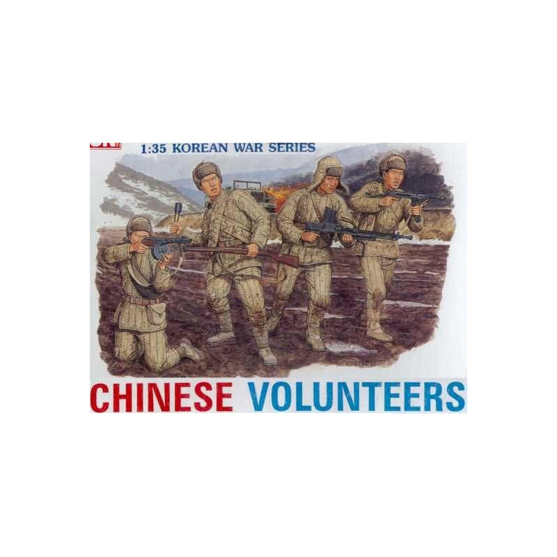 DRAGON : VOLUNTARIOS CHINOS  KOREA   escala 1:35