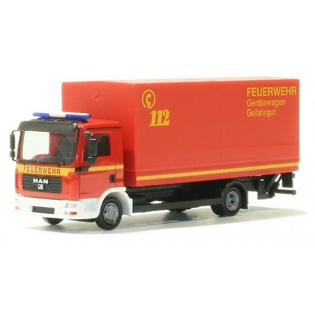 HERPA : MAN TGL LKW bomberos FW   Escala 1:87