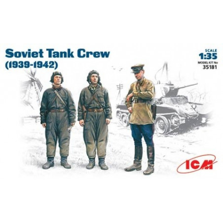 ICM : SOVIET TANK CREW escala 1:35