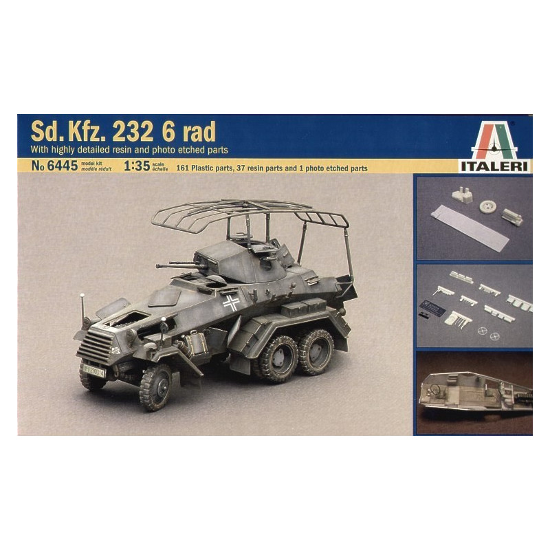 ITALERI: SD.KFZ.232 6 RUEDAS escala 1:35