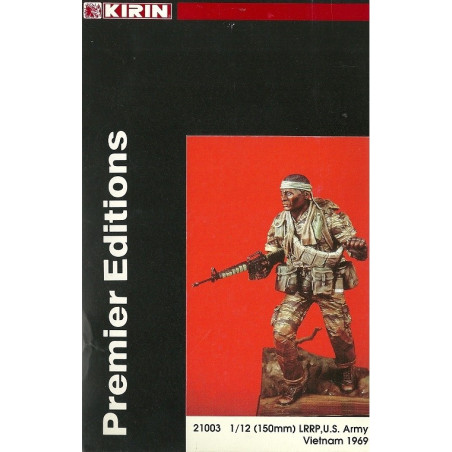 KIRIN :  FIGURA en resina U.S. Army Vietnam 1969 LARP  escala 1:12 ( 150 mm )