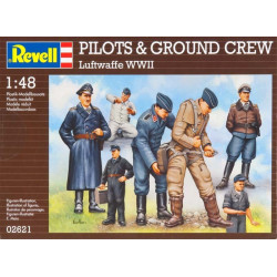 RAVELL: PILOTS & GROUND CREW LUFTWAFFE WWII escala 1:48