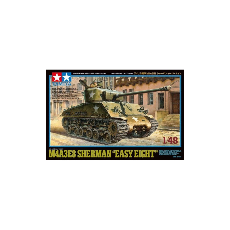 TAMIYA : Sherman U.S. medium tank M48A3E8  escala 1:48