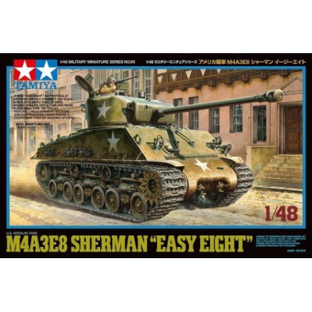 TAMIYA : Sherman U.S. medium tank M48A3E8  escala 1:48