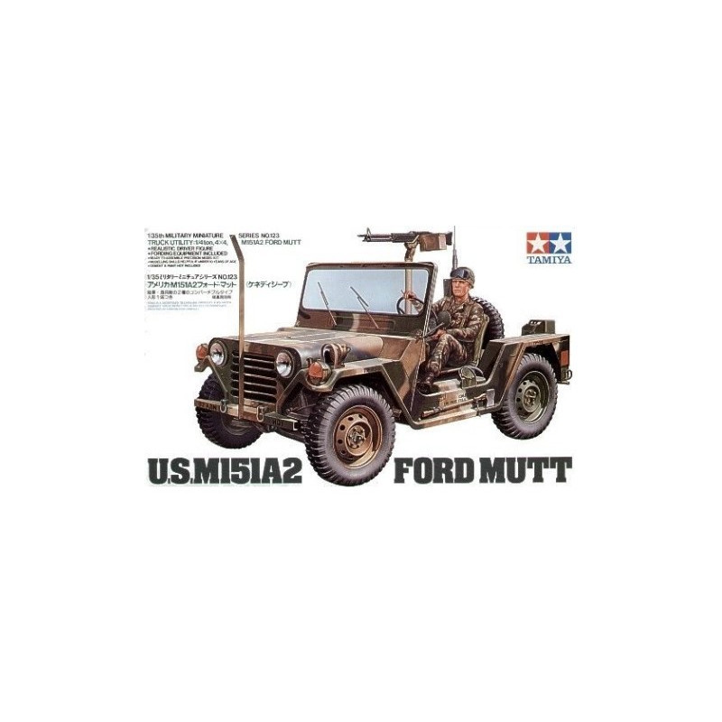 TAMIYA: JEEP U.S. M151A2 FORD MUTT escala 1:35