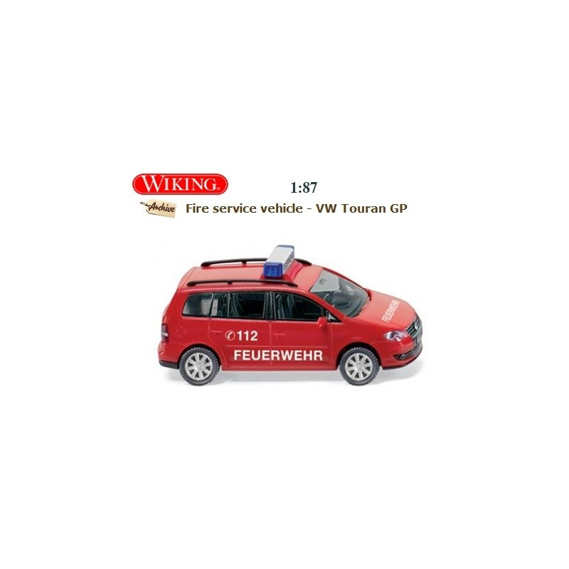 WIKING : VW TOURAN BOMBEROS   escala 1:87