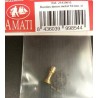 AMATI : Rueda de timon metal 14 mm con soporte