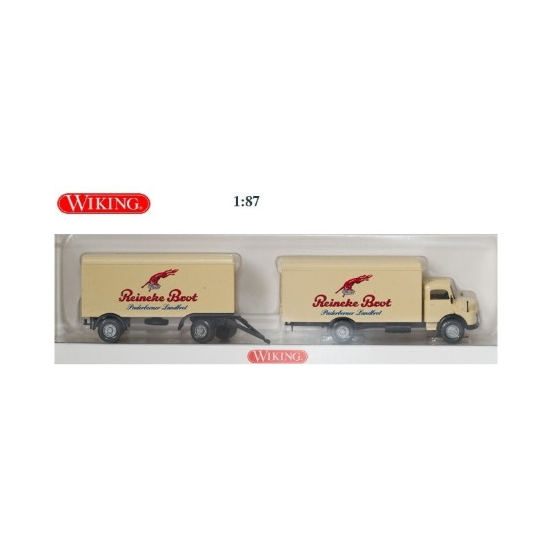 WIKING : CAMION CON REMOLQUE   escala 1:87