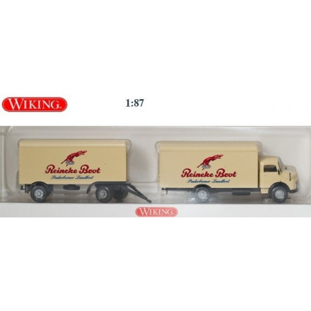 WIKING : CAMION CON REMOLQUE   escala 1:87