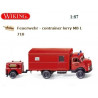 WIKING : CAMION BOMBEROS Mercedes L 710   escala 1:87