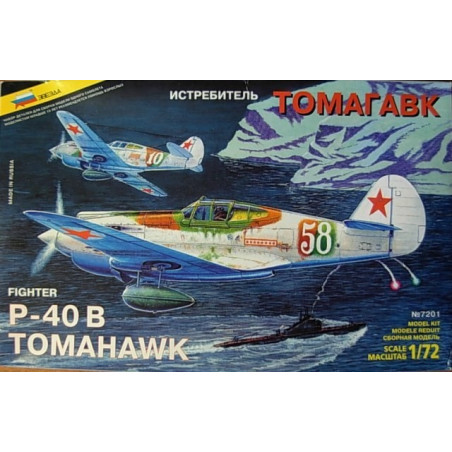 ZVEZDA: P-40B TOMAHAWK escala 1:72