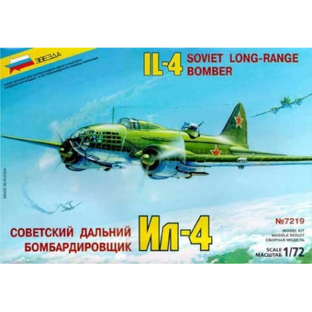 ZVEZDA :  IL-4 BOMBARDERO SOVIETICO escala 1:72
