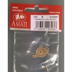 AMATI : Cabillas de Boj  6 mm ( 20 unidades )