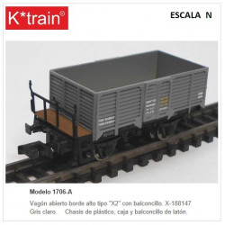 K-TRAIN : VAGON BORDE ALTO...