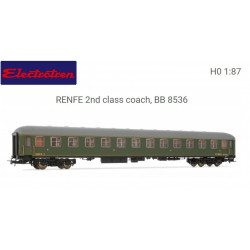 ELECTROTREN : COCHE 8000 RENFE 2ª clase BB8536 Epoca III  Escala HO