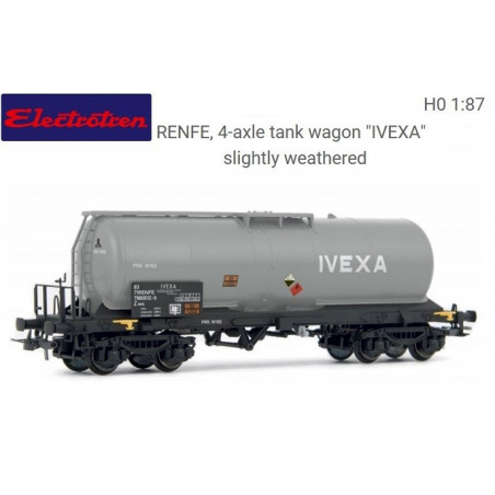 ELECTROTREN :  Vagon RENFE 4 ejes IVEXA   Escala HO