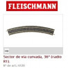 FLEISCHMAN : VIA CURVA R1 Ext.746 mm   Escala HO