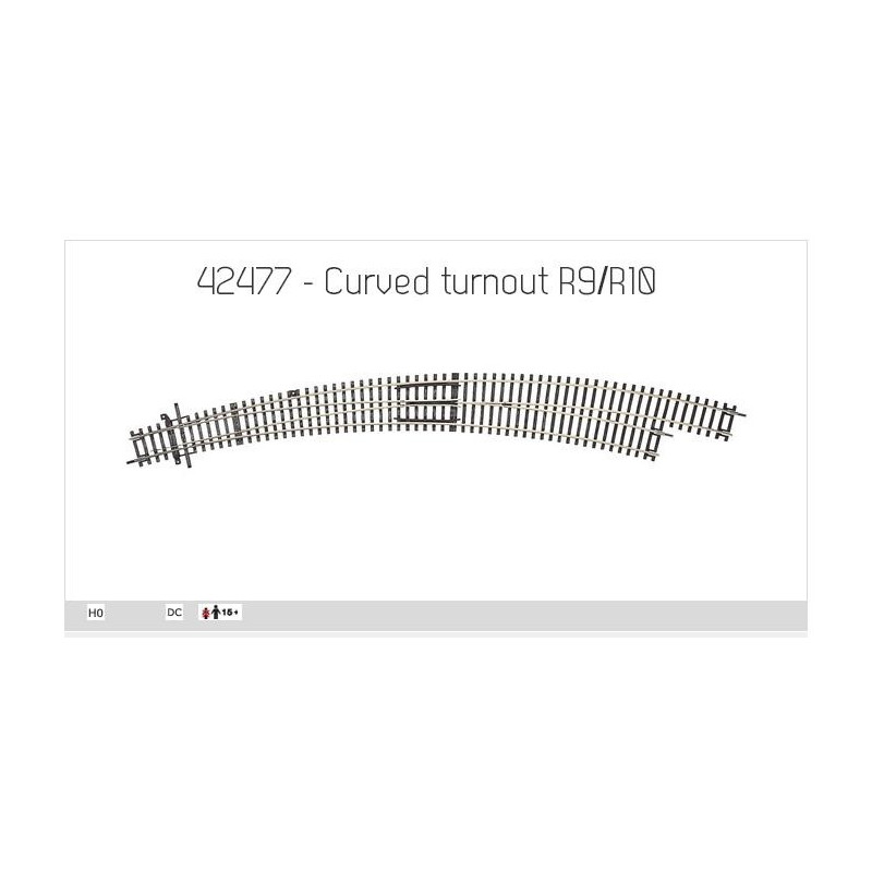 ROCO Line :  DESVIO CURVO izquierdo R9  R10