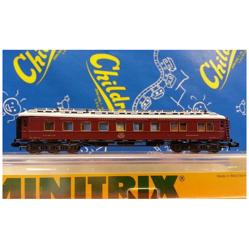 MINITRIX : COCHE DE PASAJEROS « ORIENT EXPRESS  con luz   Escala N