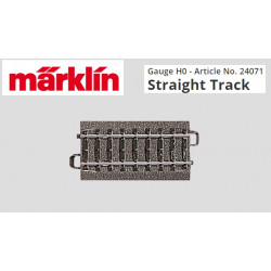 MARKLIN : VIA C  RECTA 70,8 mm. (24071)